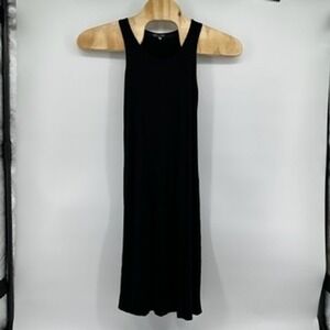 Lori & Jane Black Sleeveless Tank Dress Midi Casual Womens Size 10/12